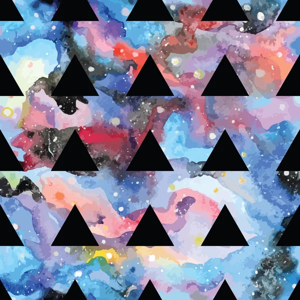 Galaxy seamless pattern.