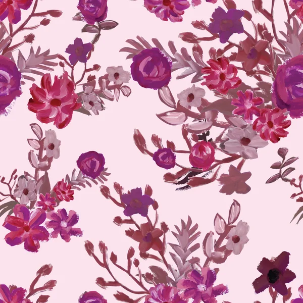 Floral elegant seamless pattern. — Stock Vector