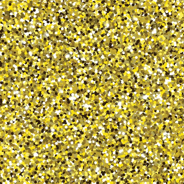 Glitter golden seamless texture. — Stock Vector