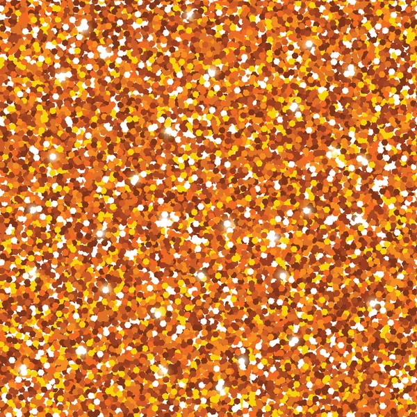 Glitter textura sem costura laranja . — Vetor de Stock