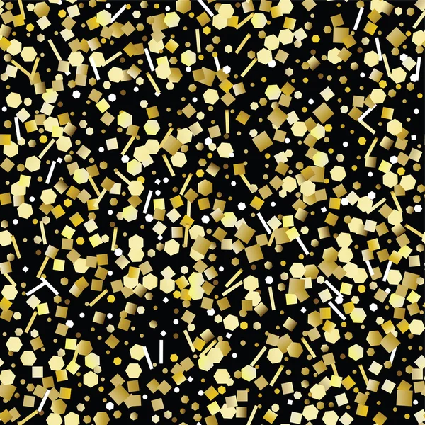 Glitter golden seamless texture. — Stock Vector