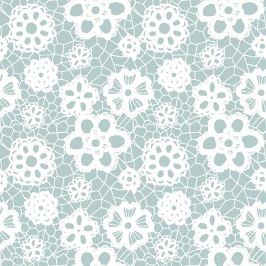 Çiçekli Dantel seamless modeli