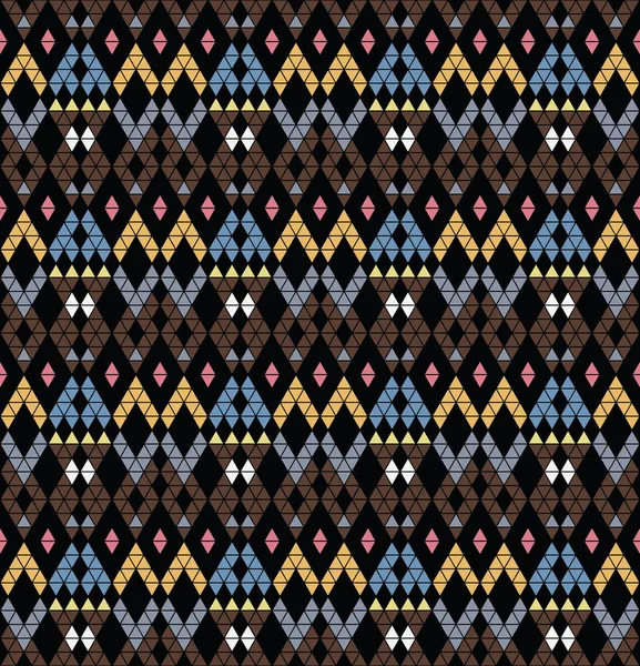 Padrão tribal multicolorido . —  Vetores de Stock