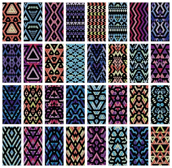 Set of 32 patterns. — Stock Vector