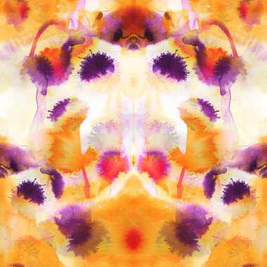 Suluboya soyut resim. Seamless modeli.