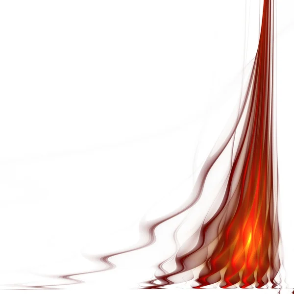 Red Flames a fractal — Stock Photo, Image