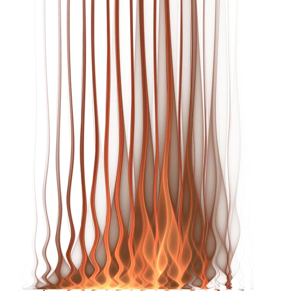 Red Flames a fractal — Stock Photo, Image