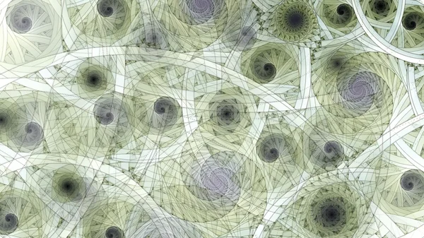 Symetryczne fraktal kolorowy kwiat spirali, cyfrowy streszczenie — Zdjęcie stockowe