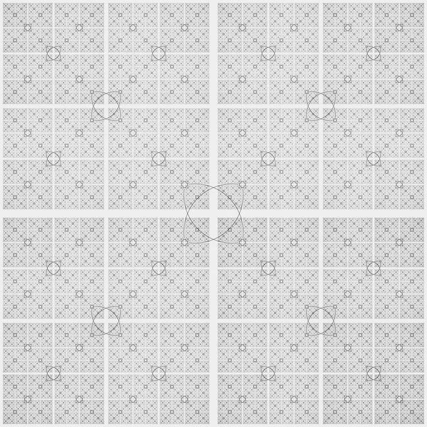 Streszczenie bezszwowe, czarno-biały wzór geometryczny styl arabeska — Zdjęcie stockowe