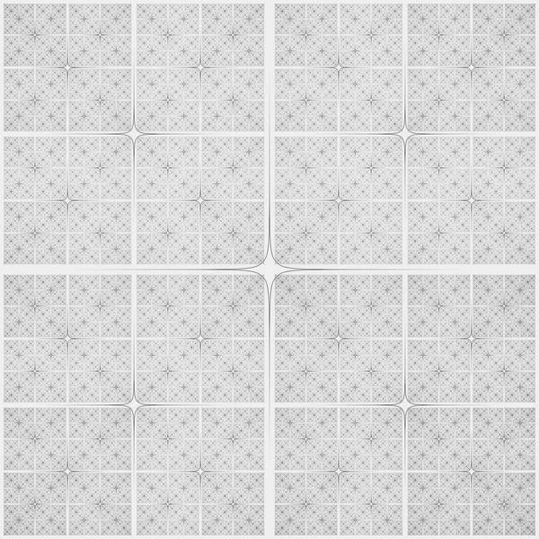 Abstract black and white geometric pattern seamless, arabesque style — Stock Photo, Image