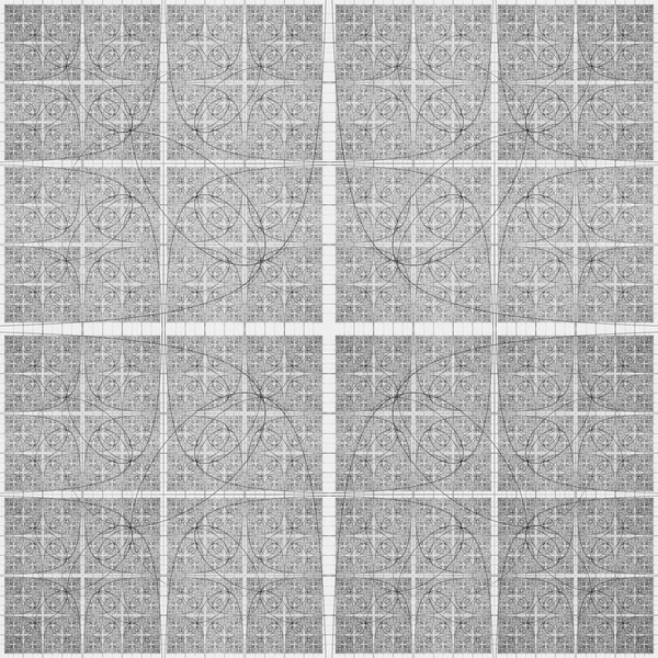 Abstraktes schwarz-weißes geometrisches Muster nahtlos, arabischer Stil — Stockfoto