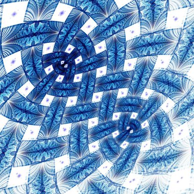 simetrik fraktal çiçek, yaratıcı grafik için dijital sanat 