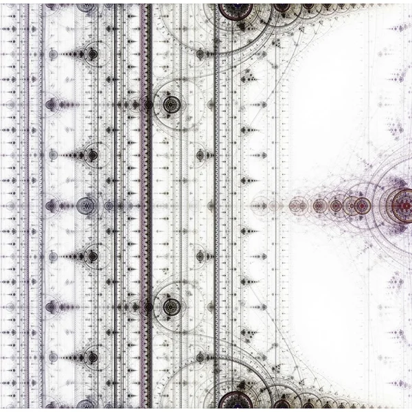 Πολύχρωμο fractal κουρδιστό, αφηρημένα εργαλεία ψηφιακά έργα τέχνης — Φωτογραφία Αρχείου