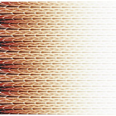 Simetrik kırmızı fraktal çiçek, dijital logaritma