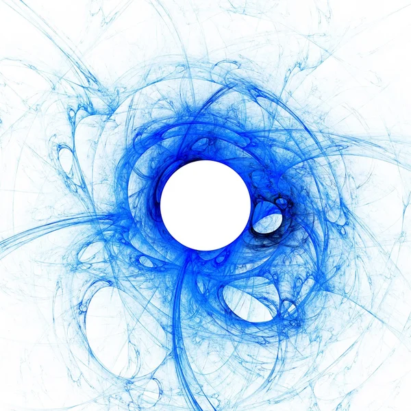 Das Auge Gottes - Sonnenfinsternis blau — Stockfoto