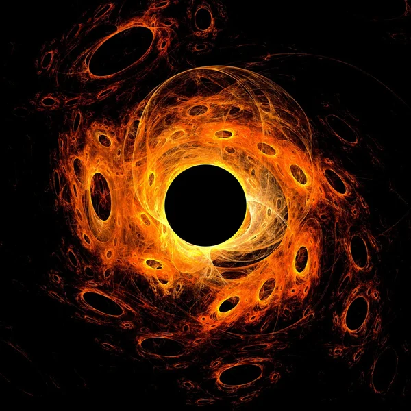 神 - 日食の目 — ストック写真
