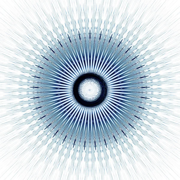 Az eye of God - napfogyatkozás kék — Stock Fotó