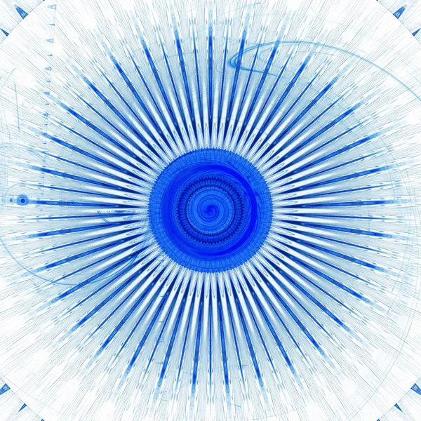The eye of God - Solar Eclipse blue — Stock Photo, Image