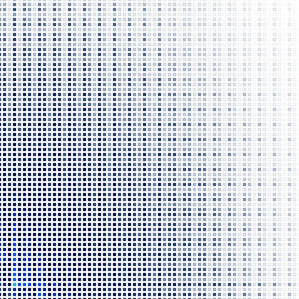 Astratto frattale blu quadrato pixel mosaico illustrazione — Foto Stock
