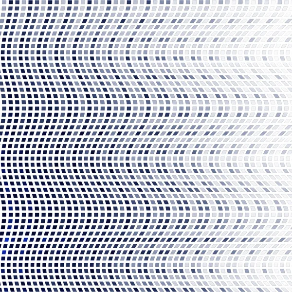 Illustration abstraite de mosaïque de pixels carrés bleu fractal — Photo
