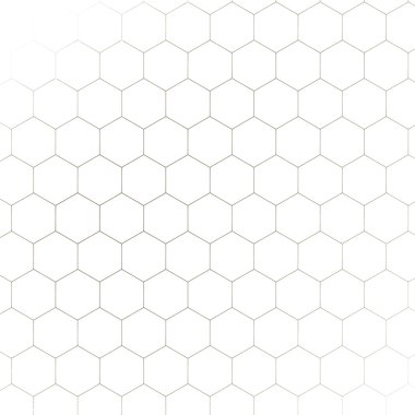 Petek fraktal altın onaltılık piksel kılavuz illüstrasyon