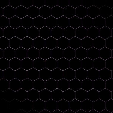 Petek fraktal altın onaltılık piksel kılavuz illüstrasyon