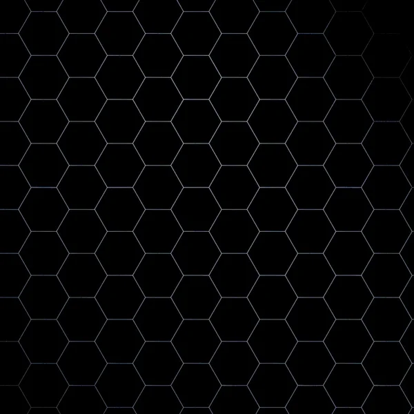 Κηρήθρα fractal χρυσό δεκαεξαδικού pixel πλέγμα εικονογράφηση — Φωτογραφία Αρχείου