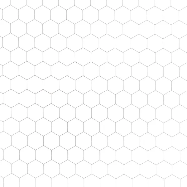 Honingraat fractal gouden hex pixel raster illustratie — Stockfoto