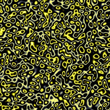 Soyut fraktal altın psychedelic plazma marbleized