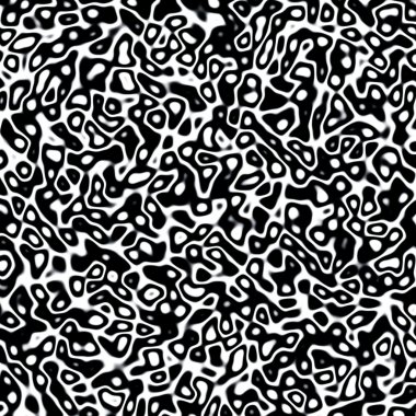 Soyut fraktal siyah psychedelic plazma marbleized