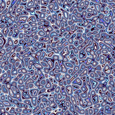 Soyut fraktal mavi marbleized psychedelic plazma