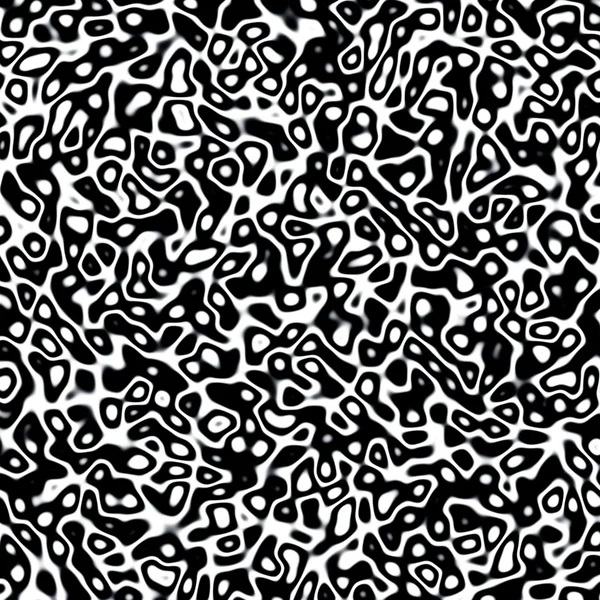 Abstrakt fraktal svart marbleized psykedeliska plasma — Stockfoto