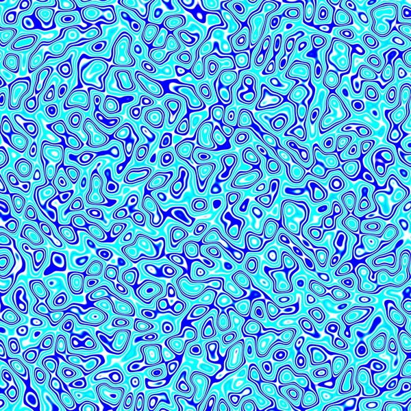 Abstract fractal blue marbleized psychedelic plasma — Stock Photo, Image