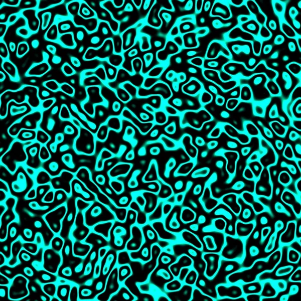 Abstraktes fraktales blaues marbleisiertes psychedelisches Plasma — Stockfoto