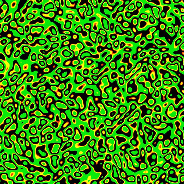 Abstract fractal green marbleized psychedelic plasma