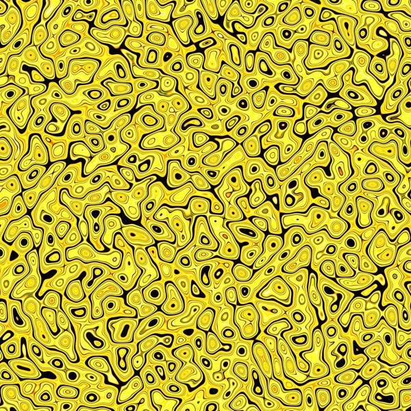 Абстрактная фрактально-золотая мраморная психоделическая плазма — стоковое фото