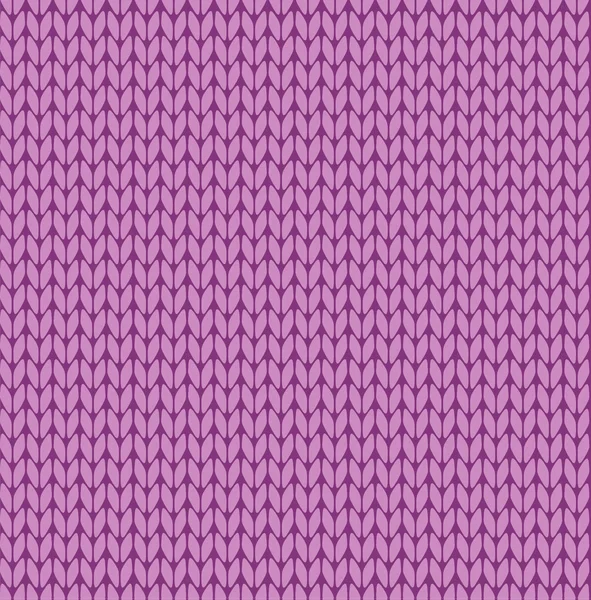 Seamless vector knitting pattern — Stock Vector