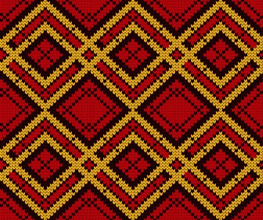 Kusursuz örgü vektör deseni