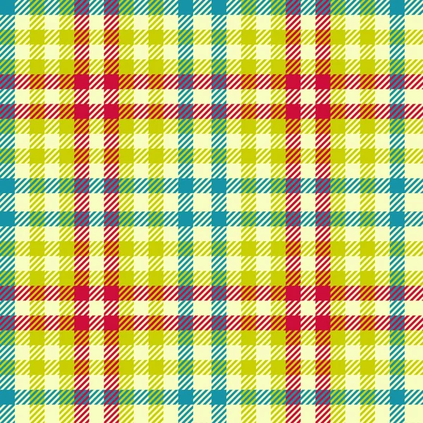 Bright seamless tartan pattern — Stock Vector