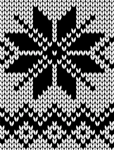 Seamless knitted pattern — Stock Vector