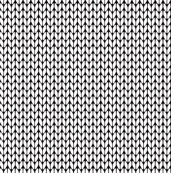 Seamless knitted pattern — Stock Vector