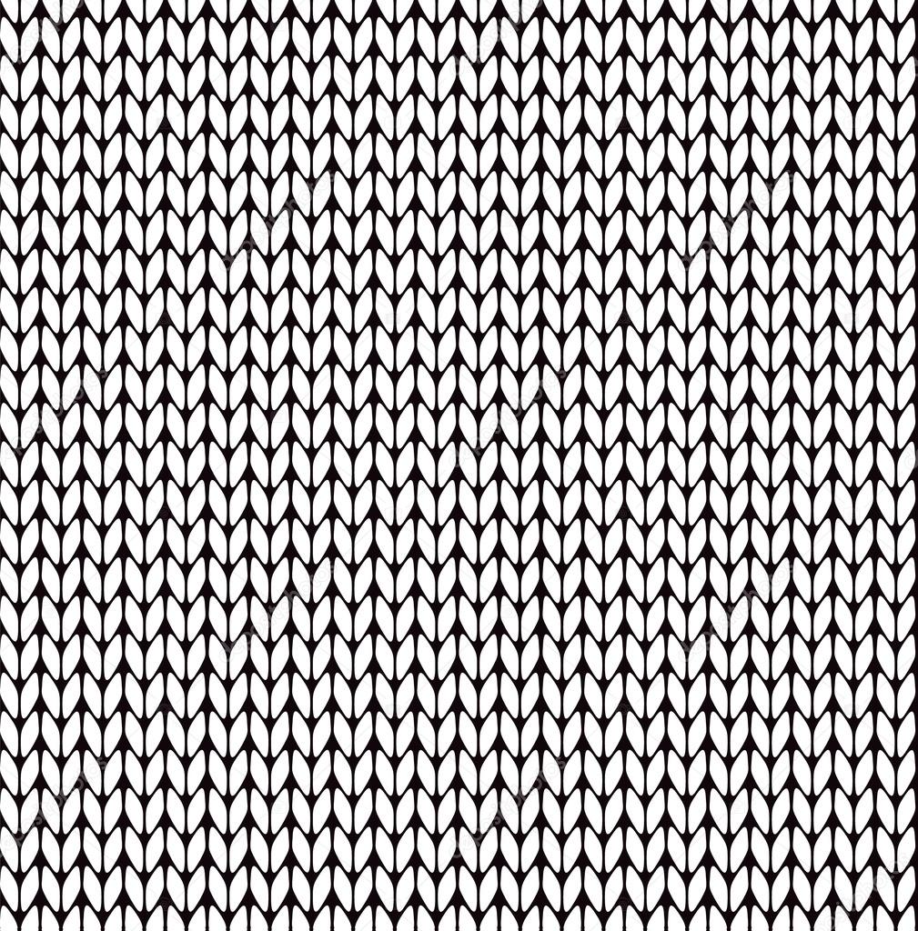 Seamless knitted pattern