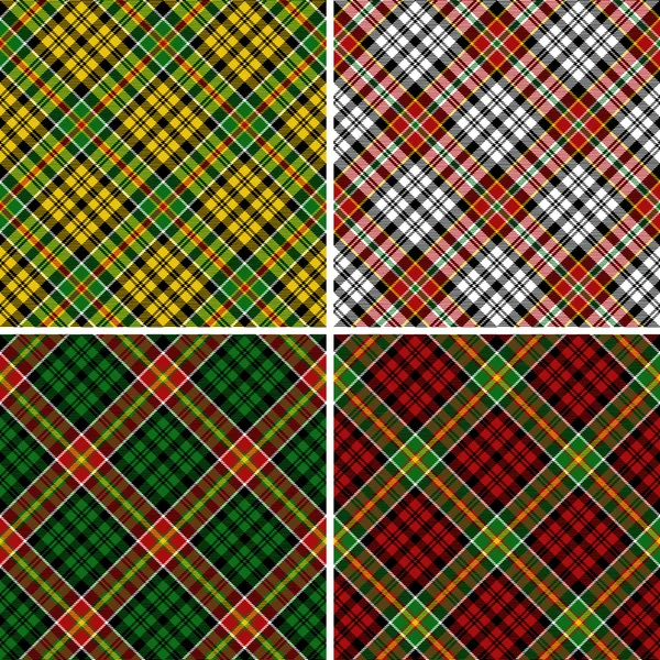 Sömlös tartan mönster — Stock vektor