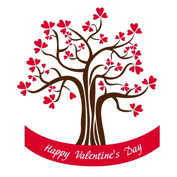 Happy valentines day card — Stock Vector