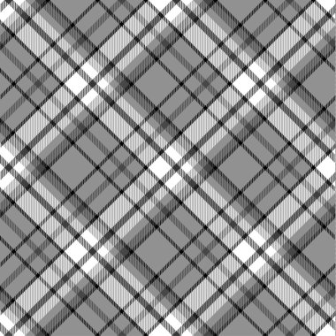 Siyah ve beyaz sorunsuz ekose deseni