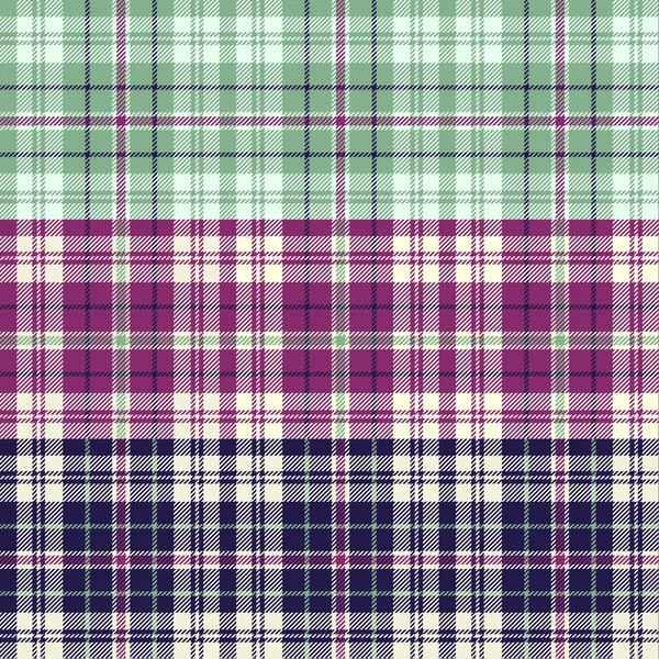 3 textures de tartan vectoriel sans couture — Image vectorielle