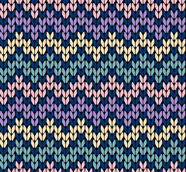 Bezešvé pletení vzoru zikzak — Stock fotografie zdarma