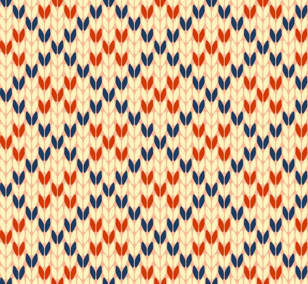 シームレス編みベクトルパターン  — 無料ストックフォト