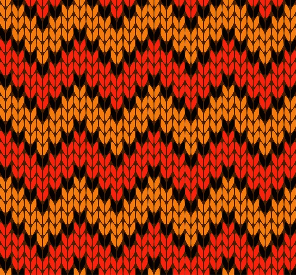 Seamless knitting zigzag pattern — Free Stock Photo