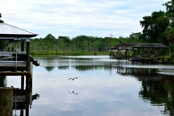 Jacksonville Florida Abd Özel Tekne Rıhtımına Yanaşıyor — Stok fotoğraf